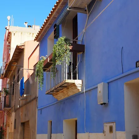 بيت للعطل Blauw Oude Centrum Authentiek Spaans Straatje